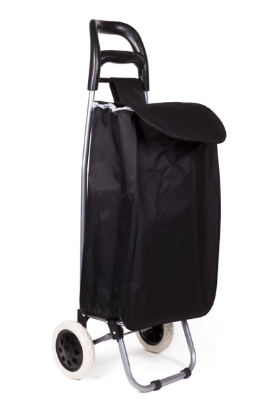 Chariot de Courses Ergonomique – 40L – Noir