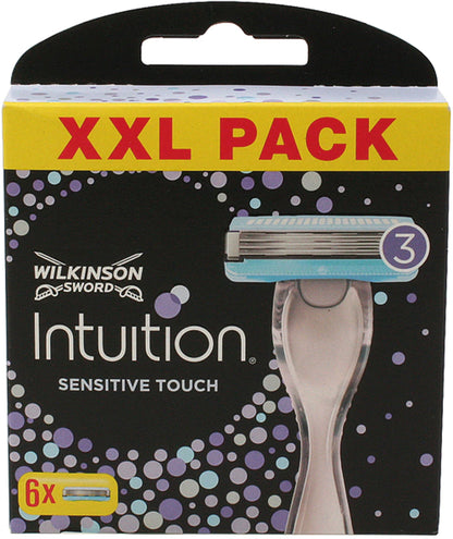 Wilkinson Sword Intuition Sensitive Touch Lames De Rasoir Femme X6